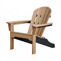 Poltrona da giardino 84 x 78 x 98 cm in legno marrone stile relax